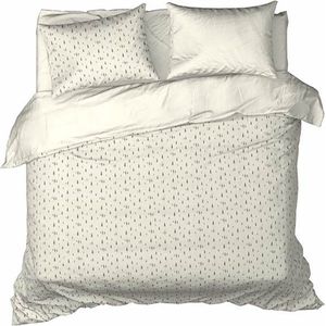 De Witte Lietaer Dekbedovertrek Dentree Soft White - Lits Jumeaux - 240 x 220 cm - Katoen Flanel