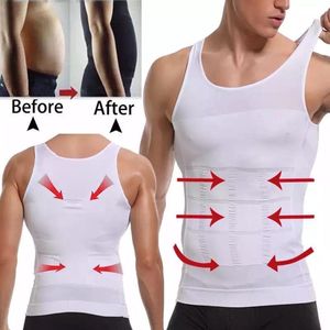 Corrigerend Hemd Mannen -Houding correctie hemd/shirt - Body Buik Shapewear Shirt -  Slim Waist Shaper - Figuurcorrigerend Correctie Ondershirt - Postuur Corrector . Maat XL