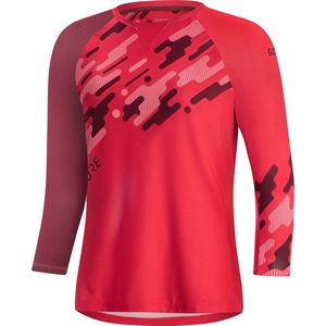 GORE® Wear C5 Trail Enduro-trui Met Lange Mouwen Dames - Hibiscus Pink / Chestnut Red - L