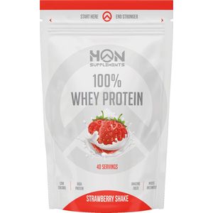House of Nutrition - 100% Whey Protein (Strawberry Shake - 1000 gram) - Eiwitshake - Eiwitpoeder - Eiwitten - Proteine poeder - 40 shakes