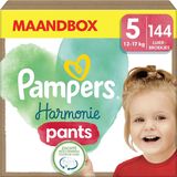 Pampers Harmonie Pants - Maat 5 (12kg-17kg) - 144 Luierbroekjes - Maandbox