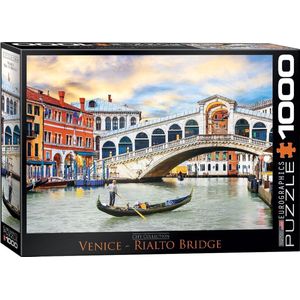 Eurographics puzzel Venice Rialto Bridge - 1000 stukjes