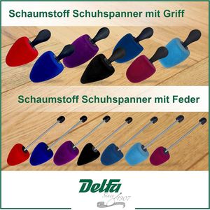 Schoenspanner van schuimrubber voor universele schoenen - blauw - maat 39-42