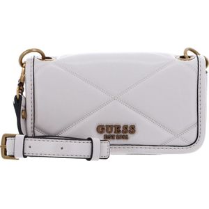 GUESS Schoudertas Cilian Mini Flap Crossbody Bag Stone Crème