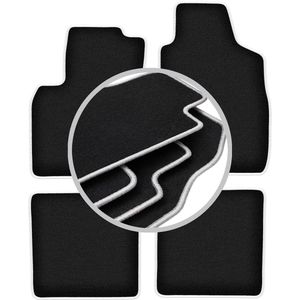 CARLUX-SILVER automatten voor: Fiat Panda II hatchback (2002-2010)