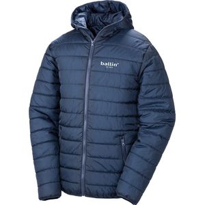 Heren Jas zomer met Ballin Est. 2013 Padded Jacket Print - Blauw - Maat XXL