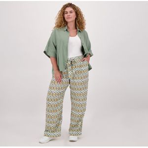Groene Broek/Pantalon van Je m'appelle - Dames - Plus Size - 46 - 4 maten beschikbaar