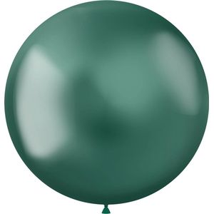 Folat - Folat - ballon XL Intense Chrome Green 48 cm - 5 stuks