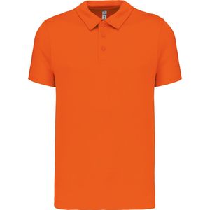 Herensportpolo 'Proact' met korte mouwen Orange - L