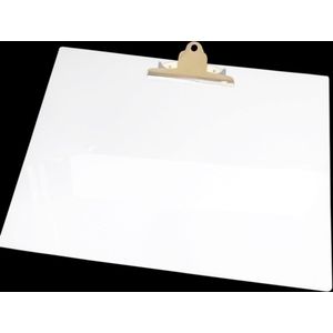 LPC Klembord clipboard kunststof - wit -A3 liggend