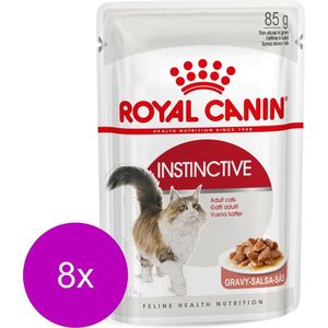 Royal Canin Fhn Adult Instinctive Mp Pouch - Kattenvoer - 8 x 12x85 g