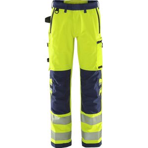 Fristads High vis Green broek klasse 2 2645 GSTP - Hi-Vis geel/marineblauw - D92