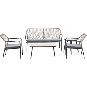 Garden Impressions Ross loungeset 5-delig - taupe