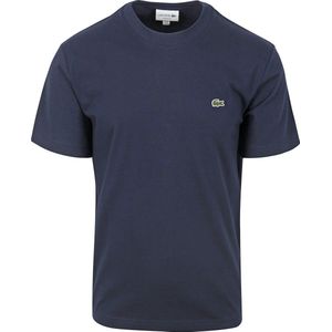 Lacoste O-hals shirt crocodile logo blauw II - XXL