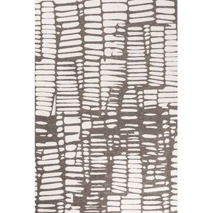 Vloerkleed Mart Visser Icxs Grey White 23 - maat 155 x 230 cm