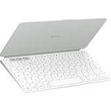 Logitech Keys To Go 2 - Draadloos Tablettoetsenbord - Geschikt voor iPad, iPhone, Mac - Qwerty US - Pale Grey