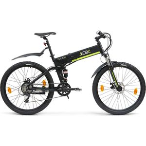 Elektrische mountainbike, fully, vouwbaar, FML 830, 9 sp, 10,4 Ah, zwart