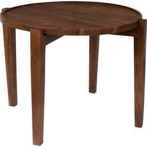 Dutchbone Shane Salontafel Rond 59 cm Acaciahout - Bruin