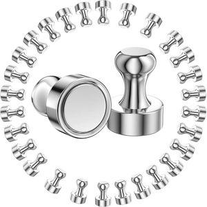 Sterke Neodymium Magneten - Ideaal voor Koelkast - 28 Stuks - 12 x 16 mm