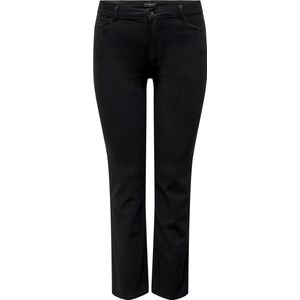 Only Dames Jeans CARAUGUSTA BLACK skinny Zwart 44W / 34L