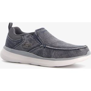 Skechers Delson 2.0 Heren Instappers - Blauw - Maat 47,5