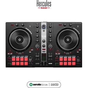 Hercules DJControl Inpulse 300 MK2 – USB dj-controller – 2 decks met 16 pads en ingebouwde geluidskaart – dj-software en handleidingen inbegrepen - Begin eenvoudig met mixen - Beatmatch Guide - Mix met MP3 tracks of van muziekstreamingdiensten