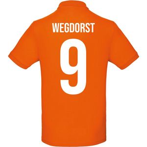 Oranje polo - Wegdorst - Koningsdag - EK - WK - Voetbal - Sport - Unisex - Maat XS