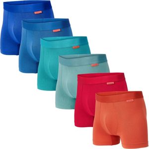 Undiemeister Boxershort multipack - Boxershort heren - Ondergoed - Onderbroek mannen - Gemaakt van Mellowood - Boxershort - Meerkleurig - 6-pack - 3XL - Black Friday