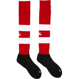 Canterbury Kousen - Maat 34-38 - UnisexUnisex - rood/wit