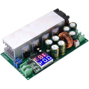 Step-down Power Module 20A 600W CVCC Buck Converter DC 12V-80V to DC 2.5V-50V Adjustable Voltage Plate with Voltage and Current Dual Display