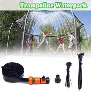 go2goshop Trampoline sproeirer 12m - Waterpret voor kinderen -Waterspeelgoed - Waterspel