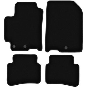 BASIC zwarte veloursmatten voor: Kia Rio IV hatchback (2017-)