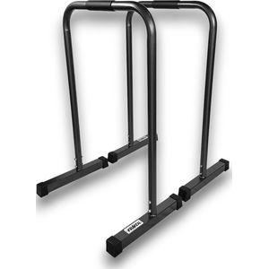 KRAKEN Dip Bars | Premium Fixed Fitness Equalizer Dipbars | Krachttraining, Turnen, Gynmnastiek, Calisthenics | Hoge kwaliteit Metalen liggers | High Grip | Blessure preventie | Train Overal | Opdrukset met één hoogte
