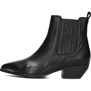 Notre-V - AR230 - Enkellaarsjes - Zwart - Leer