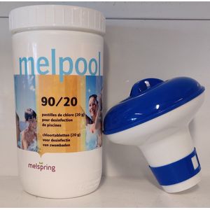 Melpool chloordrijver + tabletten 20g - COMBO pakket