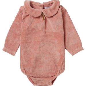 Noppies Girls bloomersuit Valladolid long sleeve romper Meisjes Rompertje - Cameo Brown - Maat 56