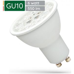 Spectrum LED Lamp GU10 230V 6W - 550 Lumen - 3000/4000/6000K CCT - Instelbare kleurtemperatuur - Energiezuinig
