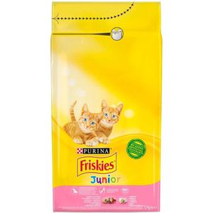 FRISKIES Junior Kip met Groenten en Melk - Droog Kattenvoer - 1.5 kg