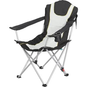 Foldable Outdoor Camping Chair with Adjustable Backrest and Cup Holder