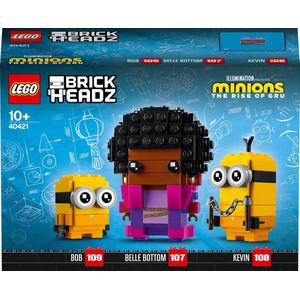 Lego 40421 Brickheadz Minions Belle Bottom, Kevin en Bob