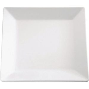 Pure vierkante melamine schaal wit 37x37cm