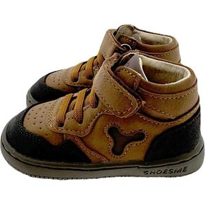 Baby | Babysneakers | Jongens | Brown | Leer | Shoesme | Maat 23