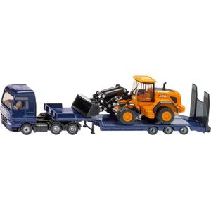 MAN met Dieplader en JCB 1:87 van Siku