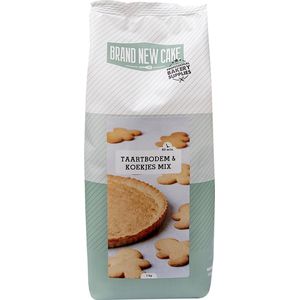 BrandNewCake® Taartbodem en Koekjes-mix 1kg - Bakmix