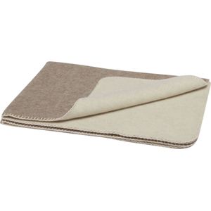 Yumeko deken wol beige melange 150x220