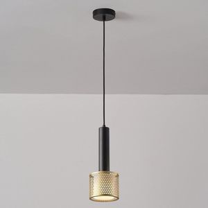 Elegante zwarte en gouden hanglamp - Ouro