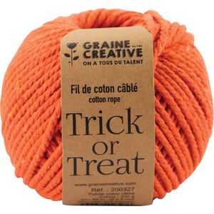 Graine Créative Macramé touw, ft 2,5 mm x 80 m, oranje