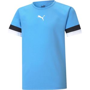 Puma Teamrise Shirt Korte Mouw Kinderen - Hemelsblauw | Maat: 164