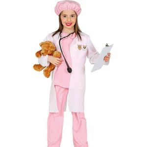 FIESTAS GUIRCA, S.L. - Roze dierenarts kostuum voor meisjes - 110/116 (5-6 jaar)