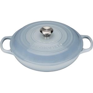 Le Creuset Signature geëmailleerde braadpan - 3,2 liter - 30 cm - Blauw